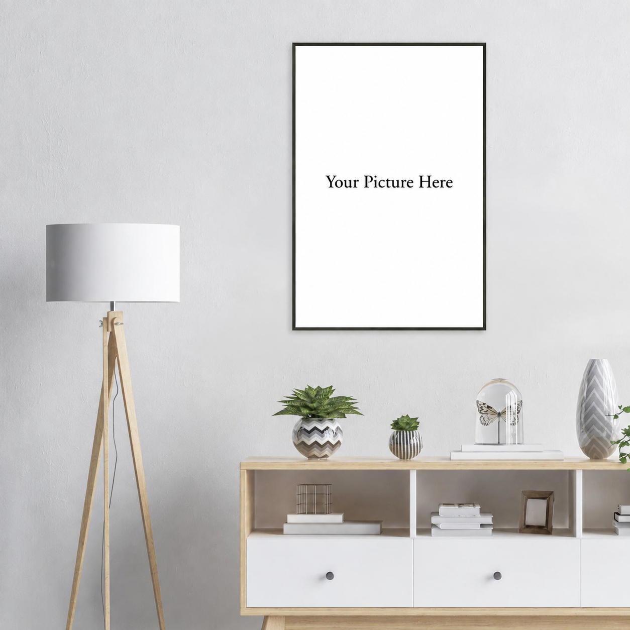 Custom Premium Semi-Glossy Paper Metal Framed Poster