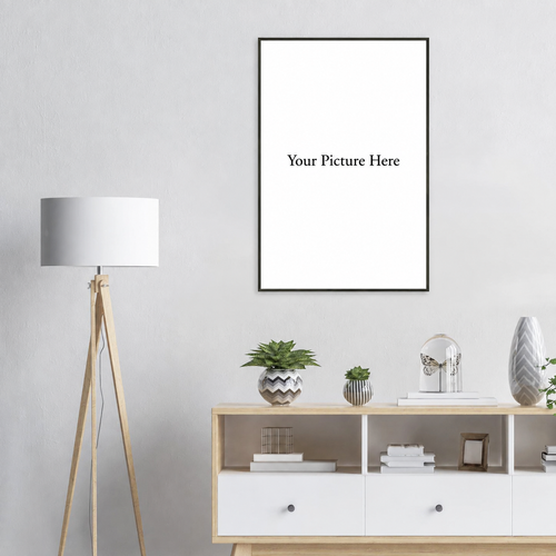 Custom Premium Matte Paper Metal Framed Poster